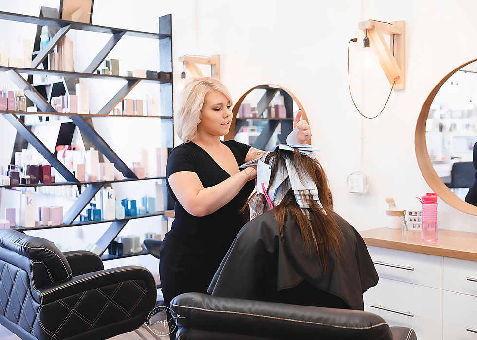 Business Branding Photography - Hairstylist - Airdrie - Meagan Paige Photography