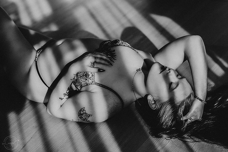 Valentine's Day Inspired Boudoir Session - Airdrie + Calgary Portrait Photographer