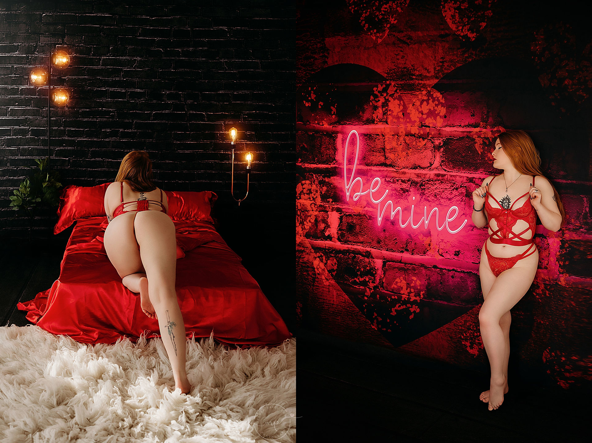 Valentine's Day Inspired Boudoir Session - Airdrie + Calgary Portrait Photographer
