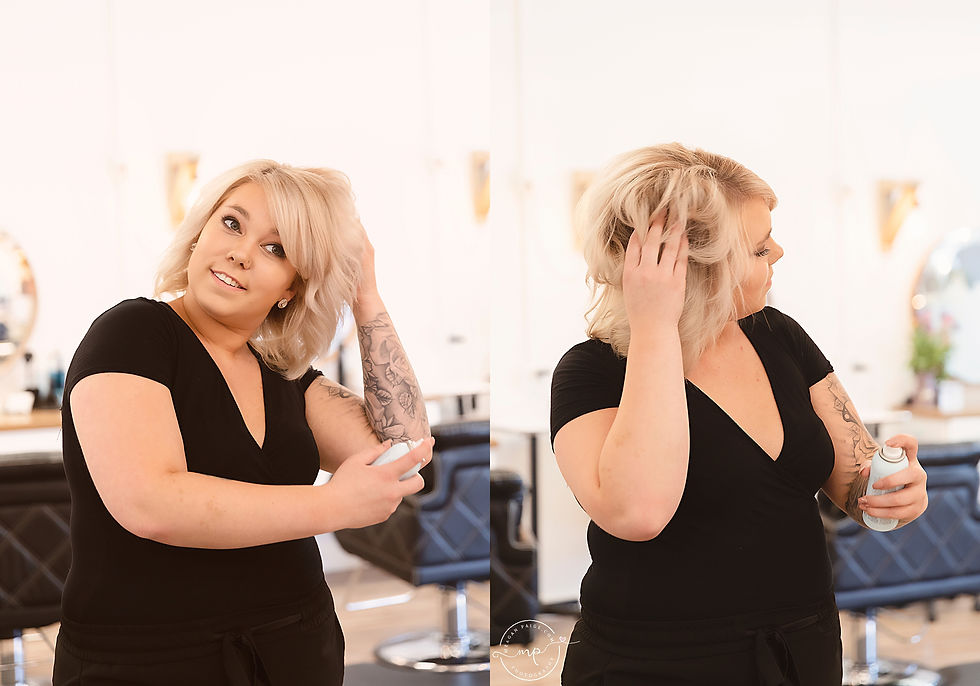 Business Branding Photography - Hairstylist - Airdrie - Meagan Paige Photography