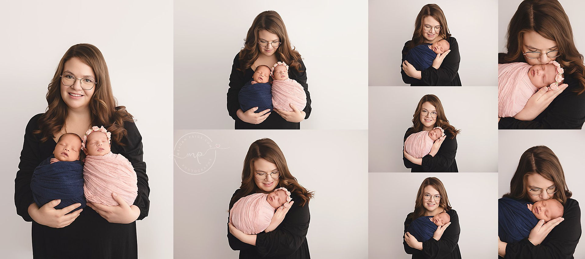DOUBLE THE SNUGGLES - Shelvin + Mikaela's Twin's Newborn Session | Airdrie Baby Photographer