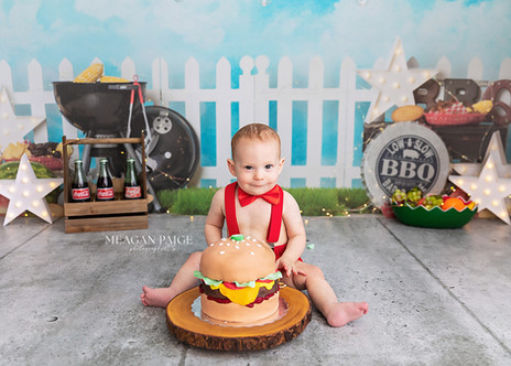 Cake Smash Themes - Meagan Paige Photography - Airdrie and Calgary Photographer