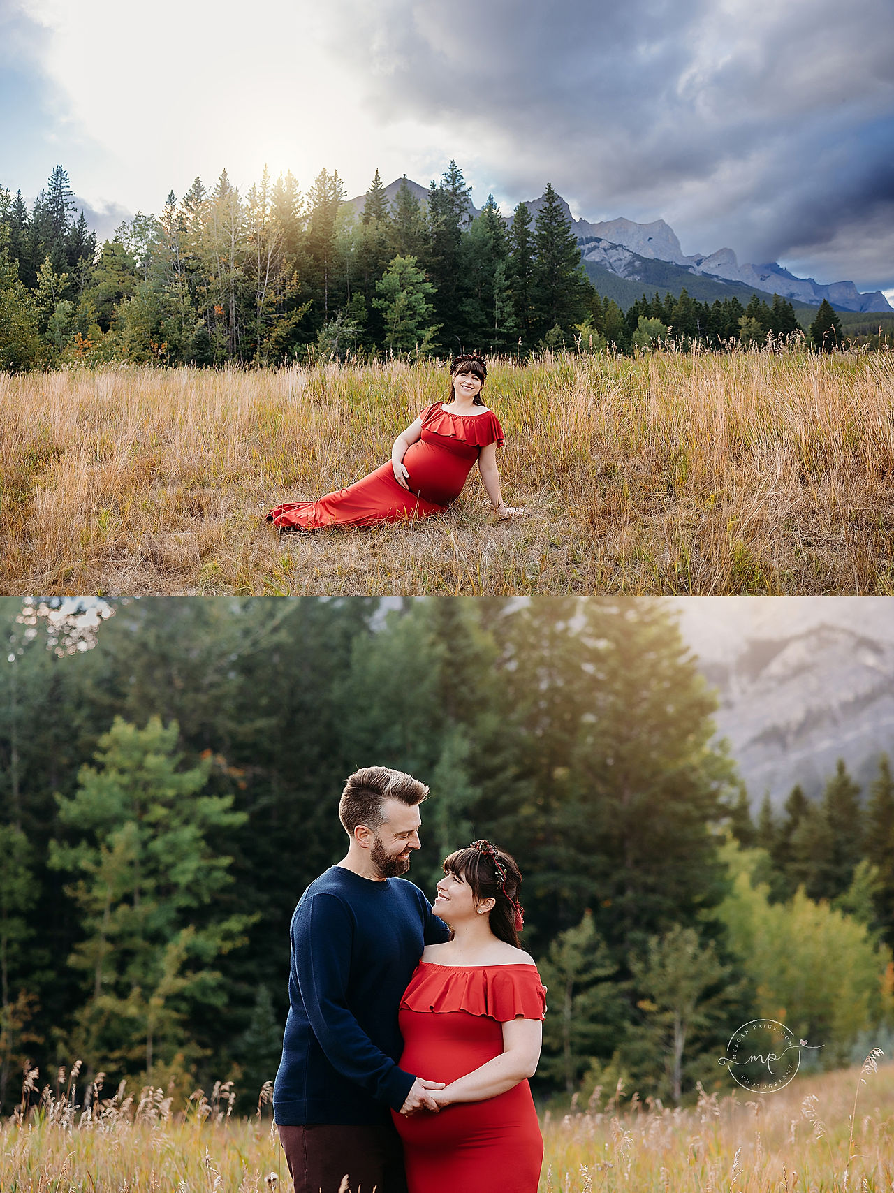 Beautiful Fall Maternity Session in Canmore | Banff Baby Photographer