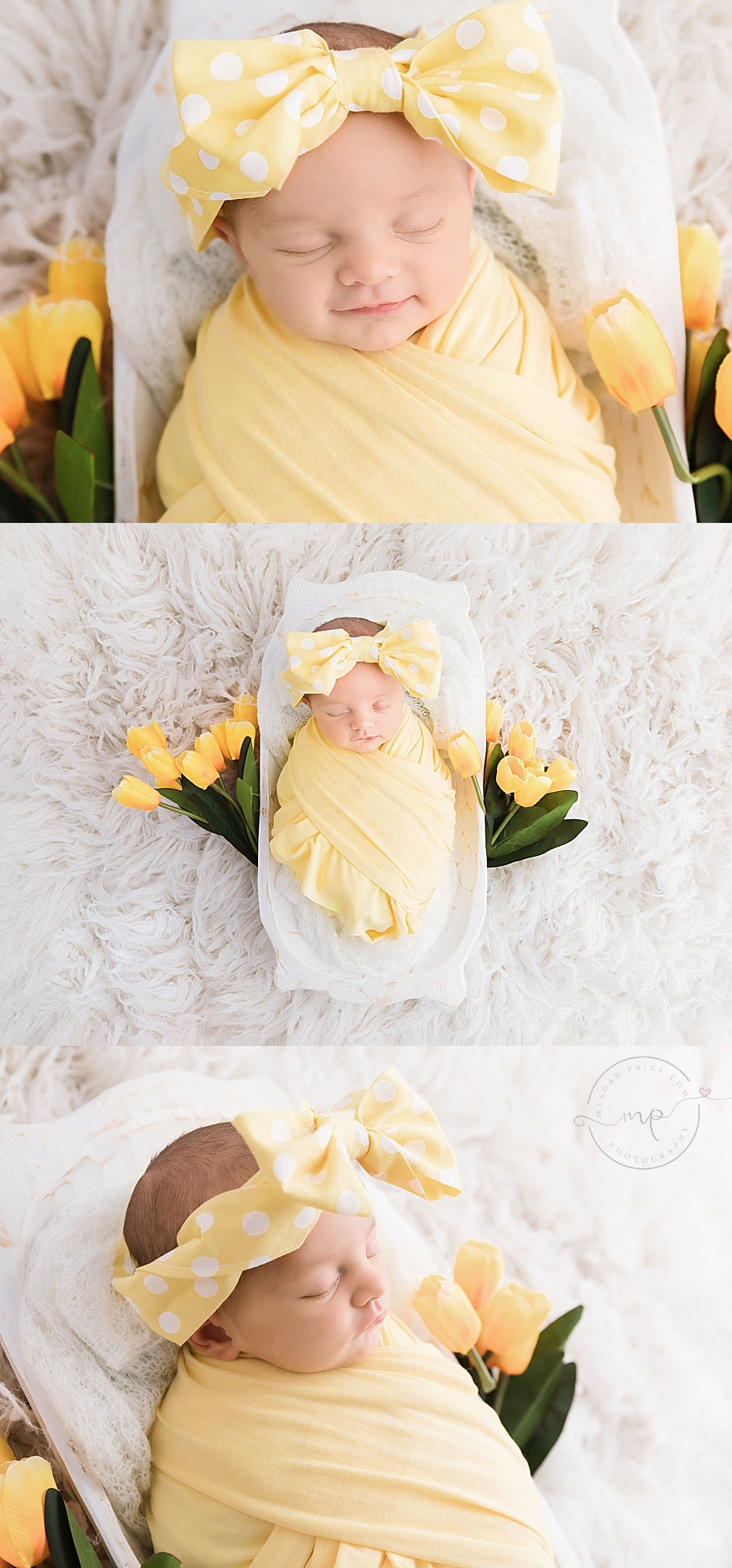 Calgary Newborn Photographer - Baby Girl - Meagan Paige Photography