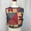 Thumbnail: Americana faux patchwork quilted top with side ties, front view on mannequin
