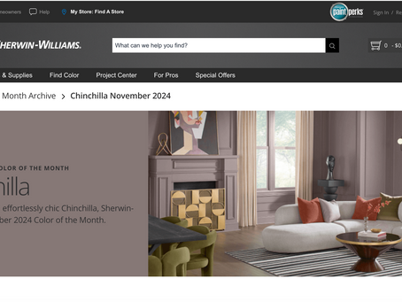 My color prediction unfolds as SW Chinchilla named November Color of the Month. :)