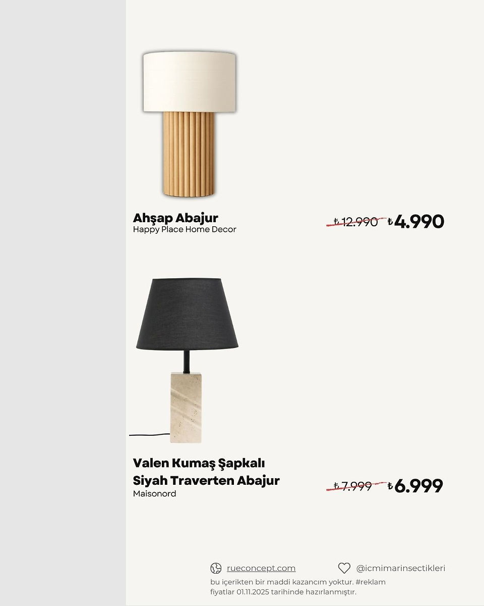 Akıllı Alışveriş Rehberi-Dekorasyon Abajur Aydınlatma Lamba