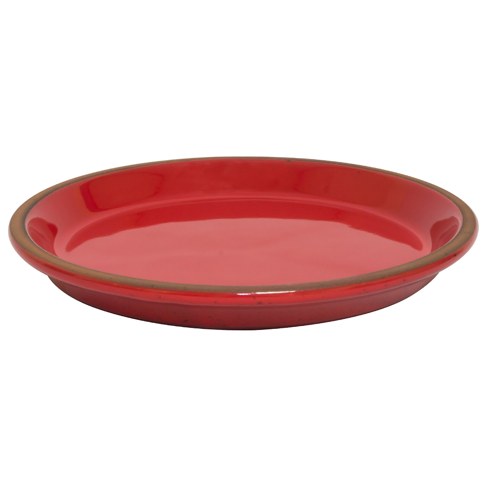 Miniatura: PLATO ALFARERO ROJO FUEGO
