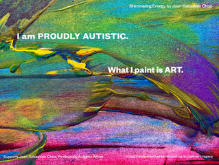 Shimmering Energy from Autism Art Legacy