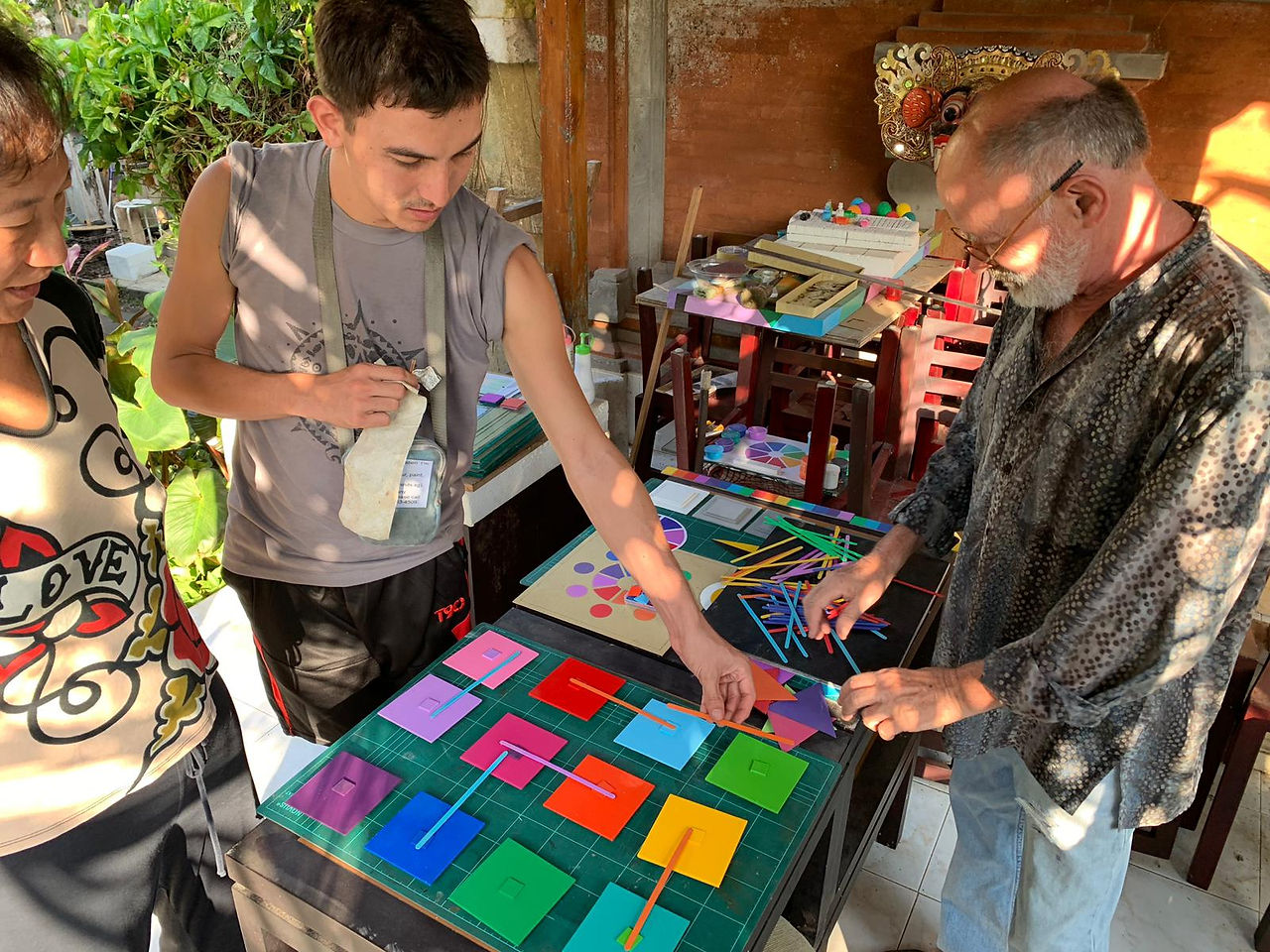 At David's colour station 2