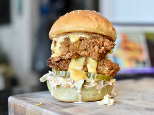 Fire Birds Fried Chicken Sandwich