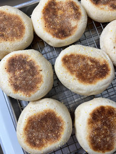 Sourdough English Muffins