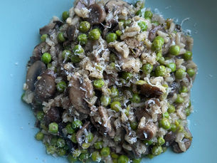 Mushroom & Pea Risotto