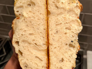 Parmesan, Rosemary, and Garlic Sourdough Focaccia