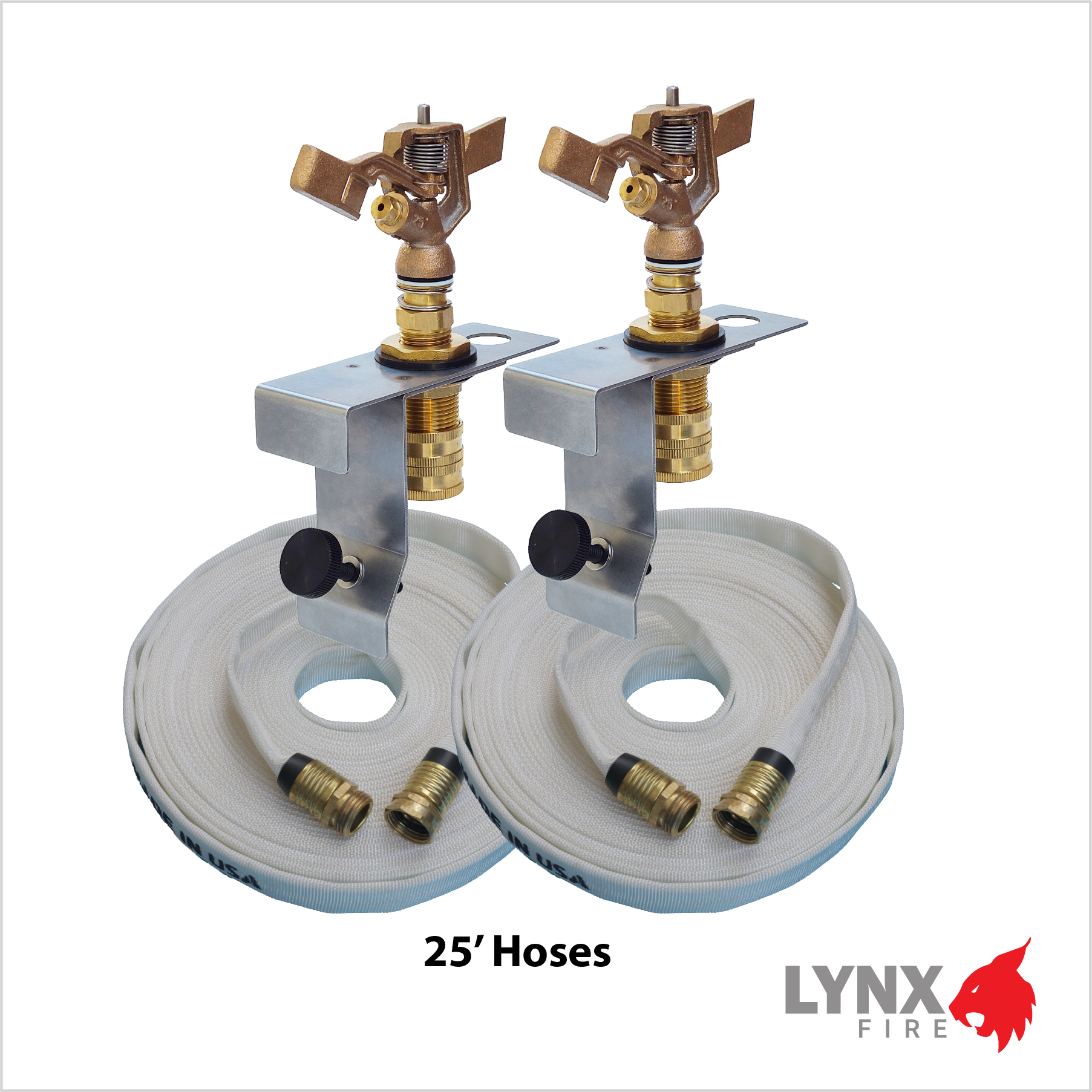 RS1C25-2PK - ROOFsoaker 360 w/ 25ft Forestry Hose - 2PK