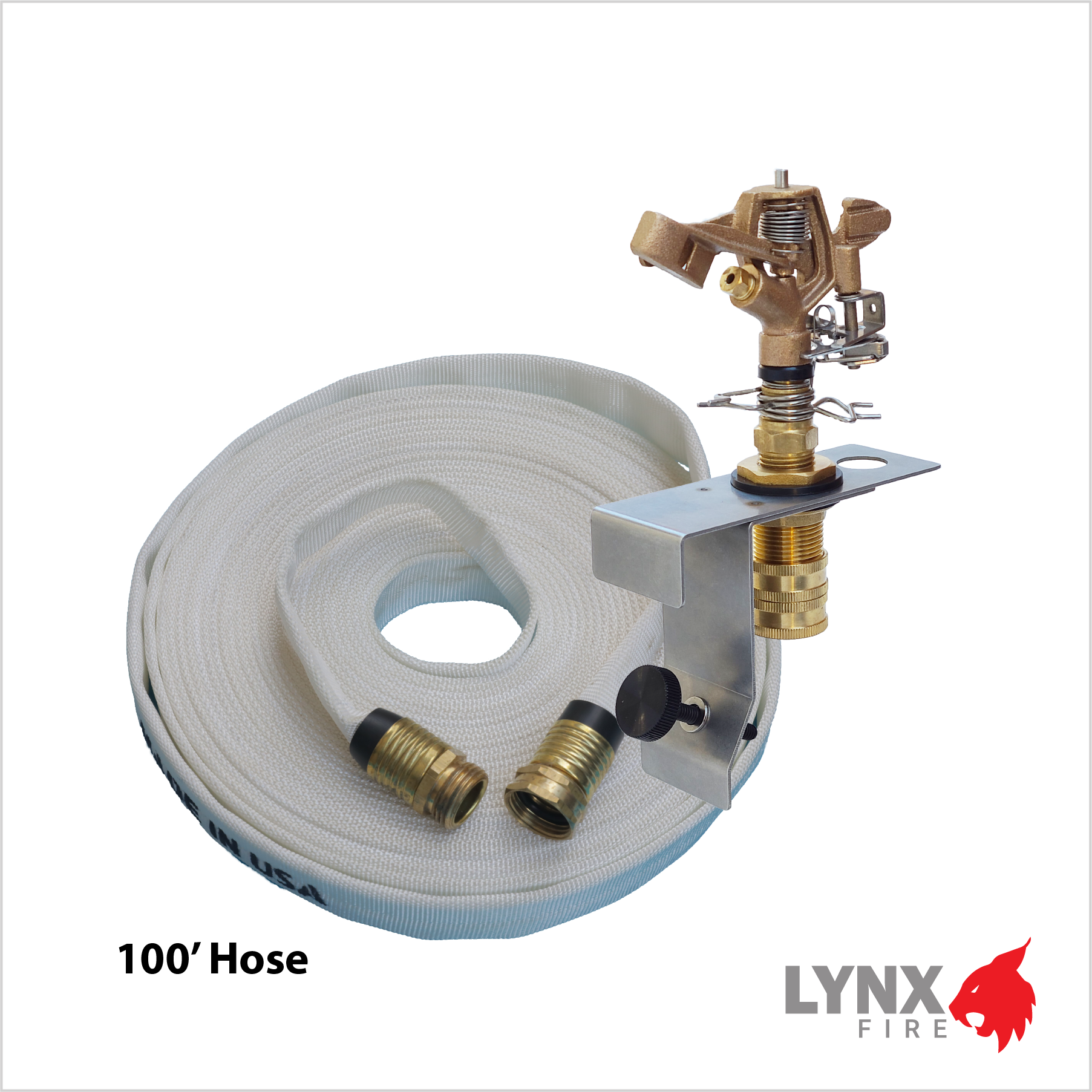 RS1AC100 - ROOFsoaker Adjustable w/ 100ft Forestry Hose