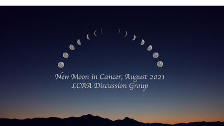New Moon Discussion August 5th at 7 PM EDT