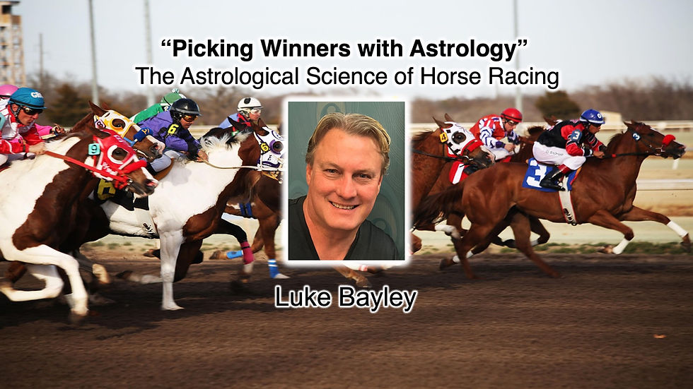 September 2025 Meeting: Luke Bayley “Picking Winners with Astrology” – The Astrological Science of Horse Racing