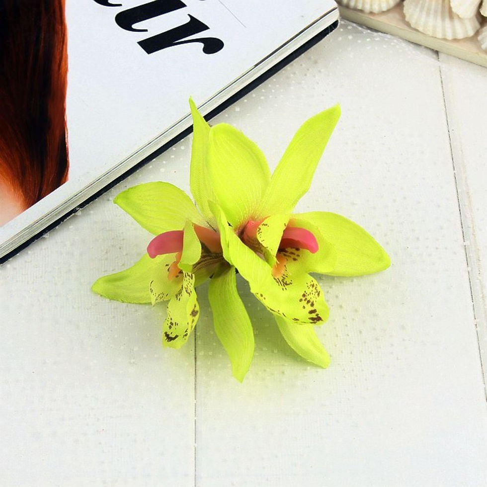 Thumbnail: Tropical  Flower Hair Clips 