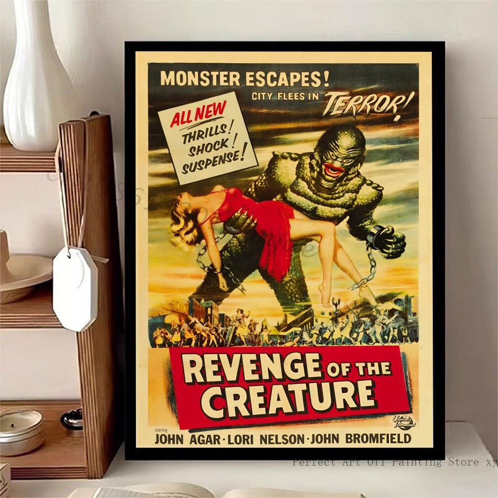 Retro Creature From The Black Lagoon Film Poster