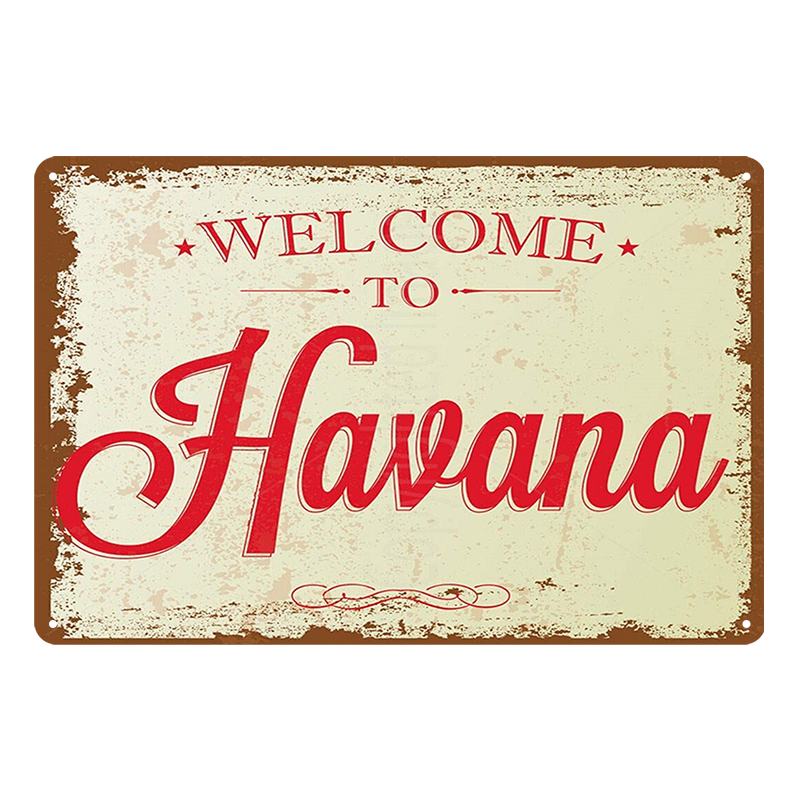 Thumbnail: Vintage Metal Sign Rum Signs 