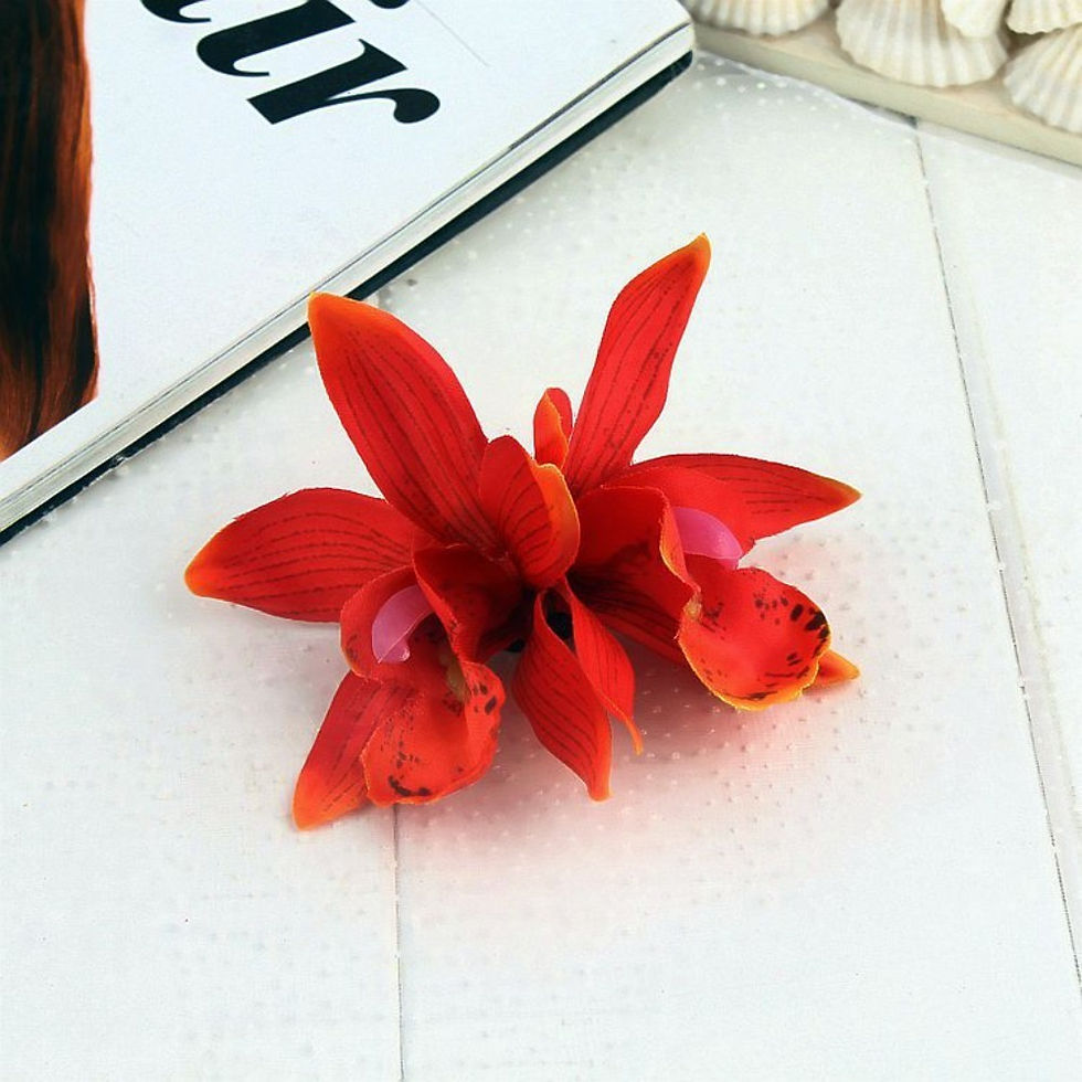 Thumbnail: Tropical  Flower Hair Clips 