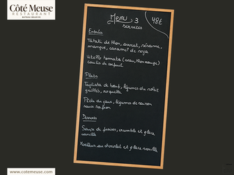 La Carte actuelle 