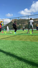 Children playing and interacting on the outdoor playground at Fadhili International School