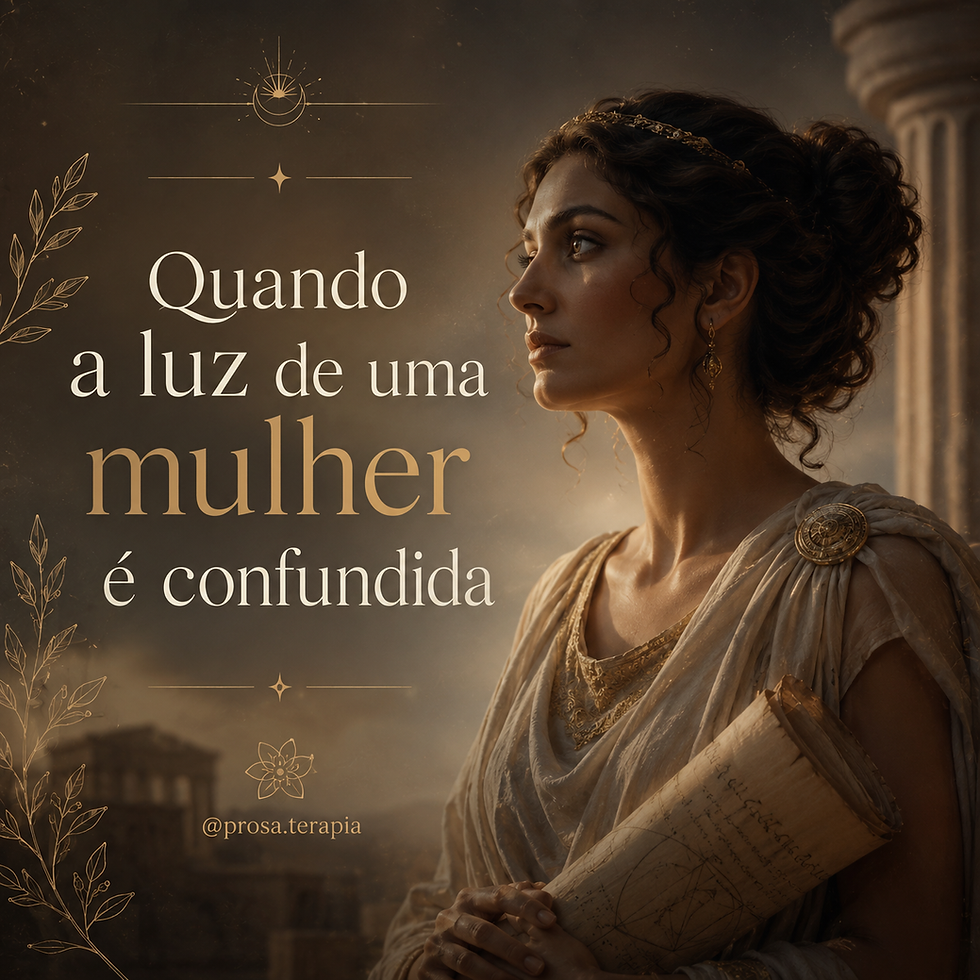 Quando a Luz de uma Mulher é Confundida