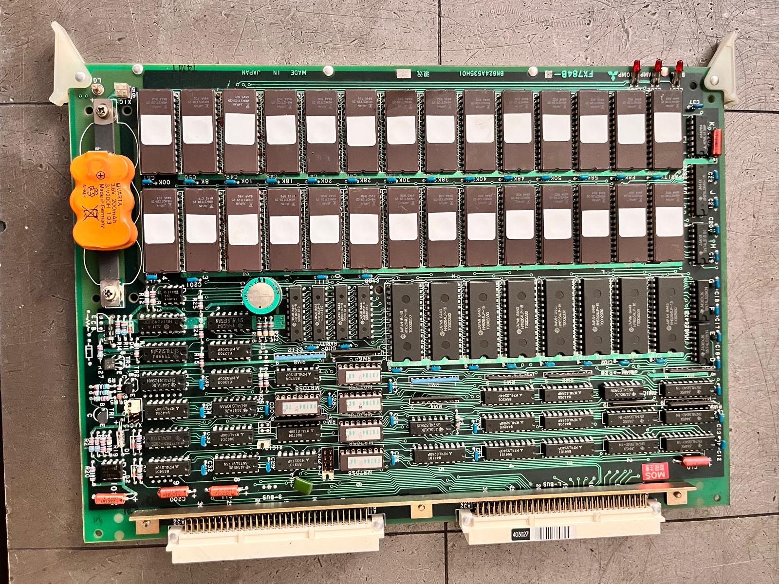 Mitsubishi FX784B — Platine
