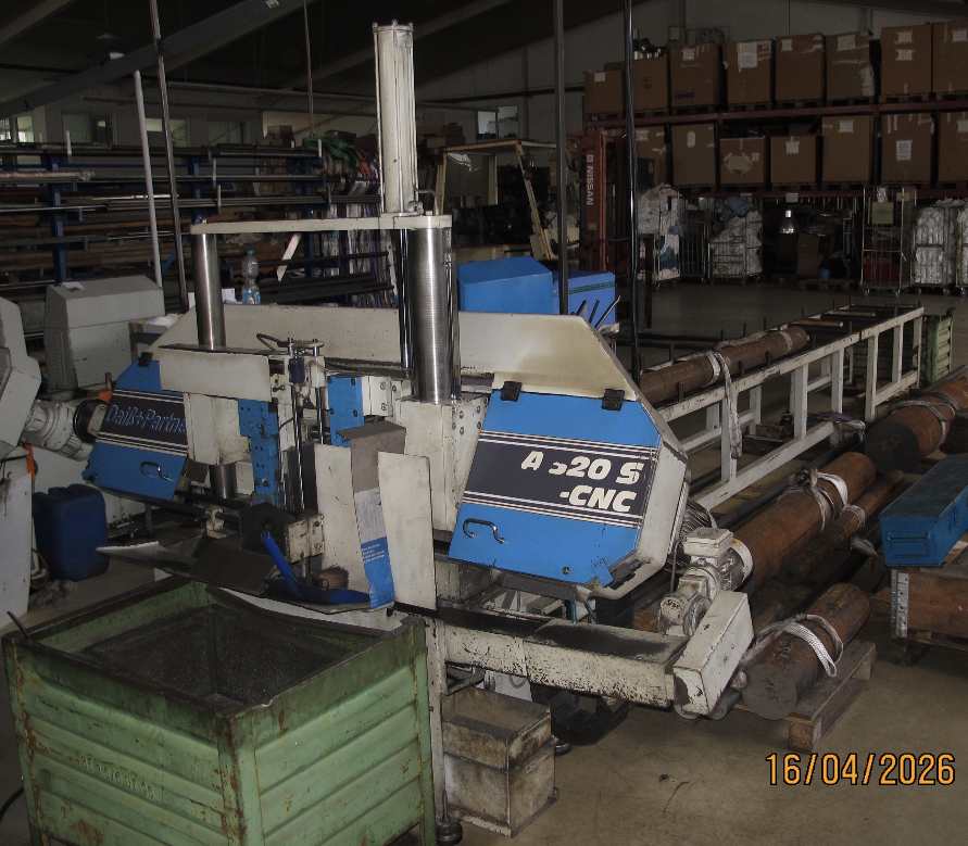 Daiß + Partner HBA 320 CNC — CNC Bandsäge, Baujahr 2008