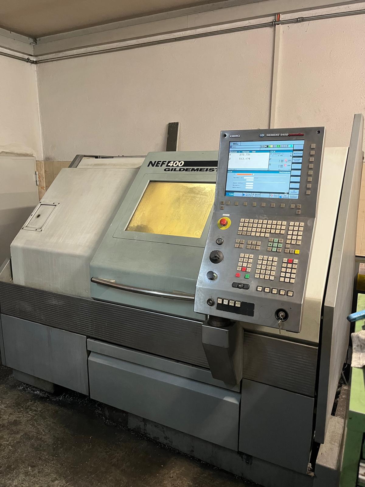 Gildemeister NEF 400 — CNC Drehmaschine, Baujahr 2006