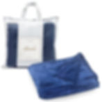Blue plush blanket