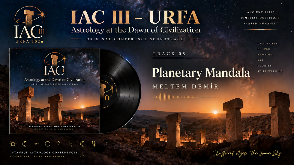 Planetary Mandala, original soundtrack theme inspired by astrologer and mandala artist Meltem Demir and her IAC III workshop on planetary order, symbolism and sacred geometry.