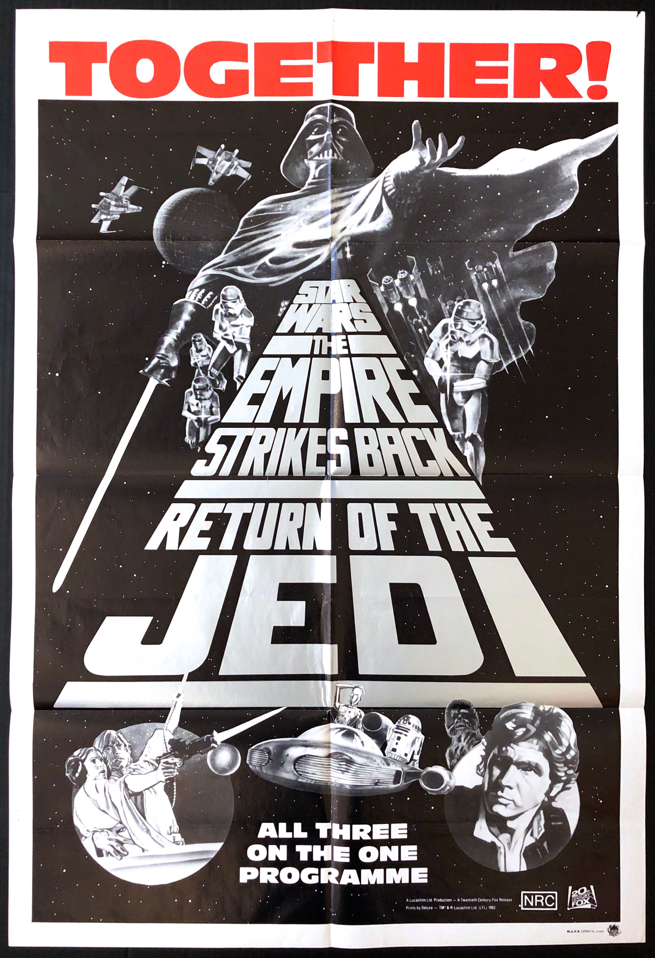 The Star Wars Trilogy R1985 - SOLD