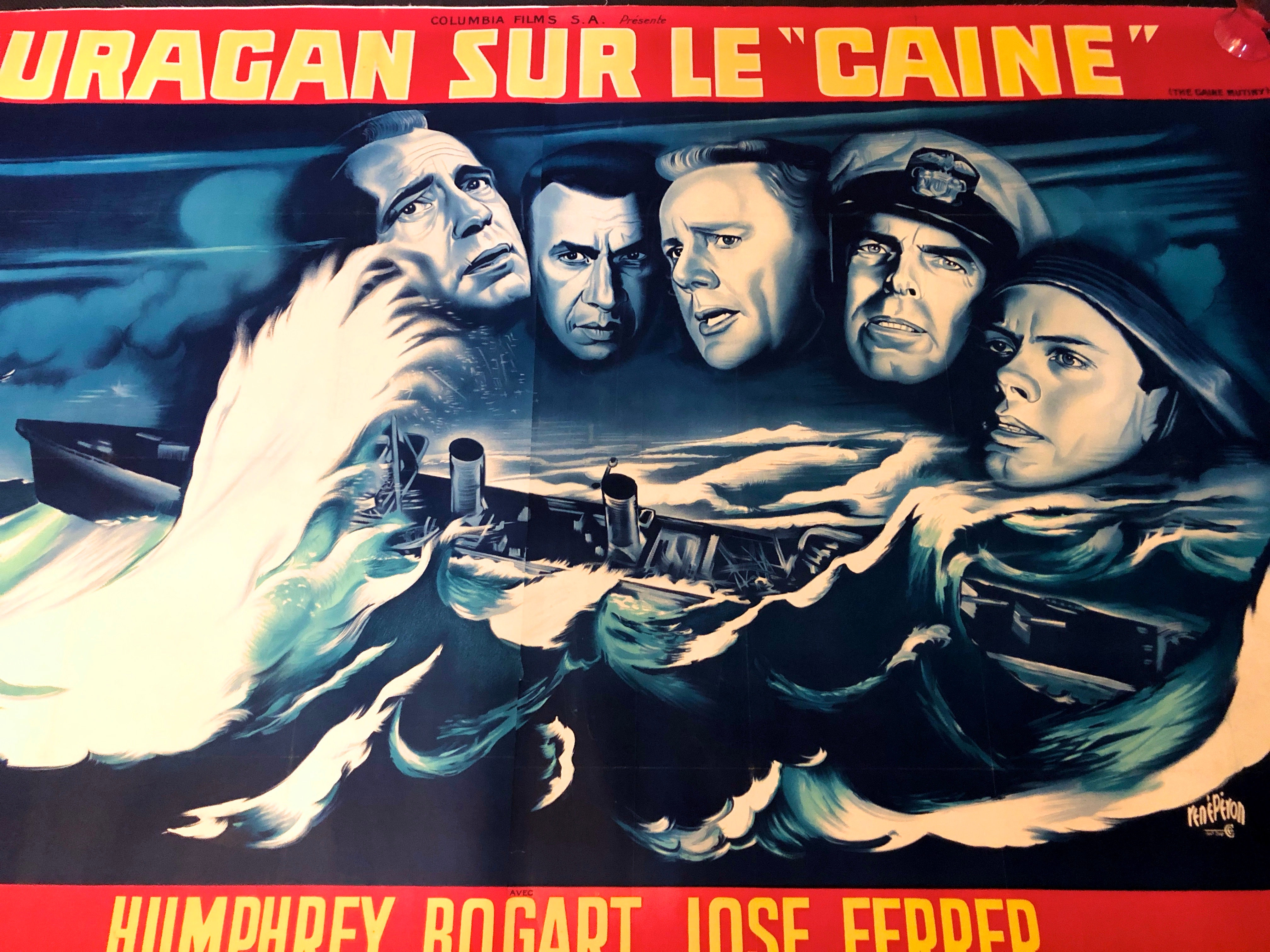 The Caine Mutiny 1954 Original Movie Poster French Double Grande