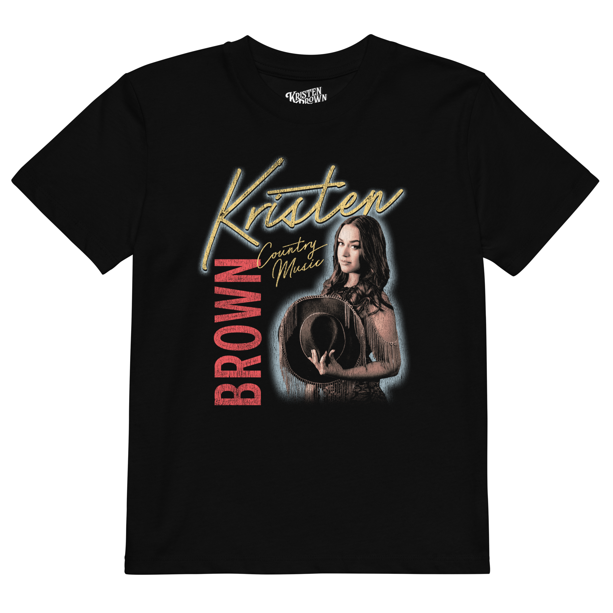 KRISTEN BROWN FACE TSHIRT (KID SIZE)