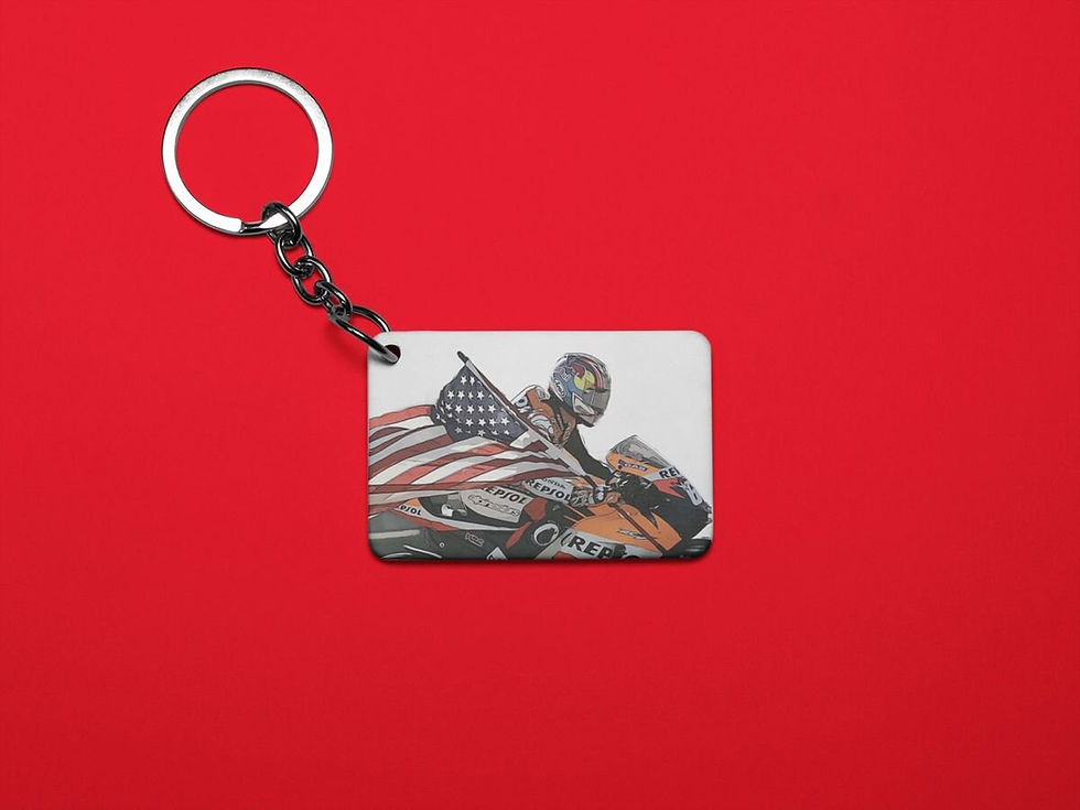 Thumbnail: Nicky Hayden Keychain: MotoGP Legend Collectible