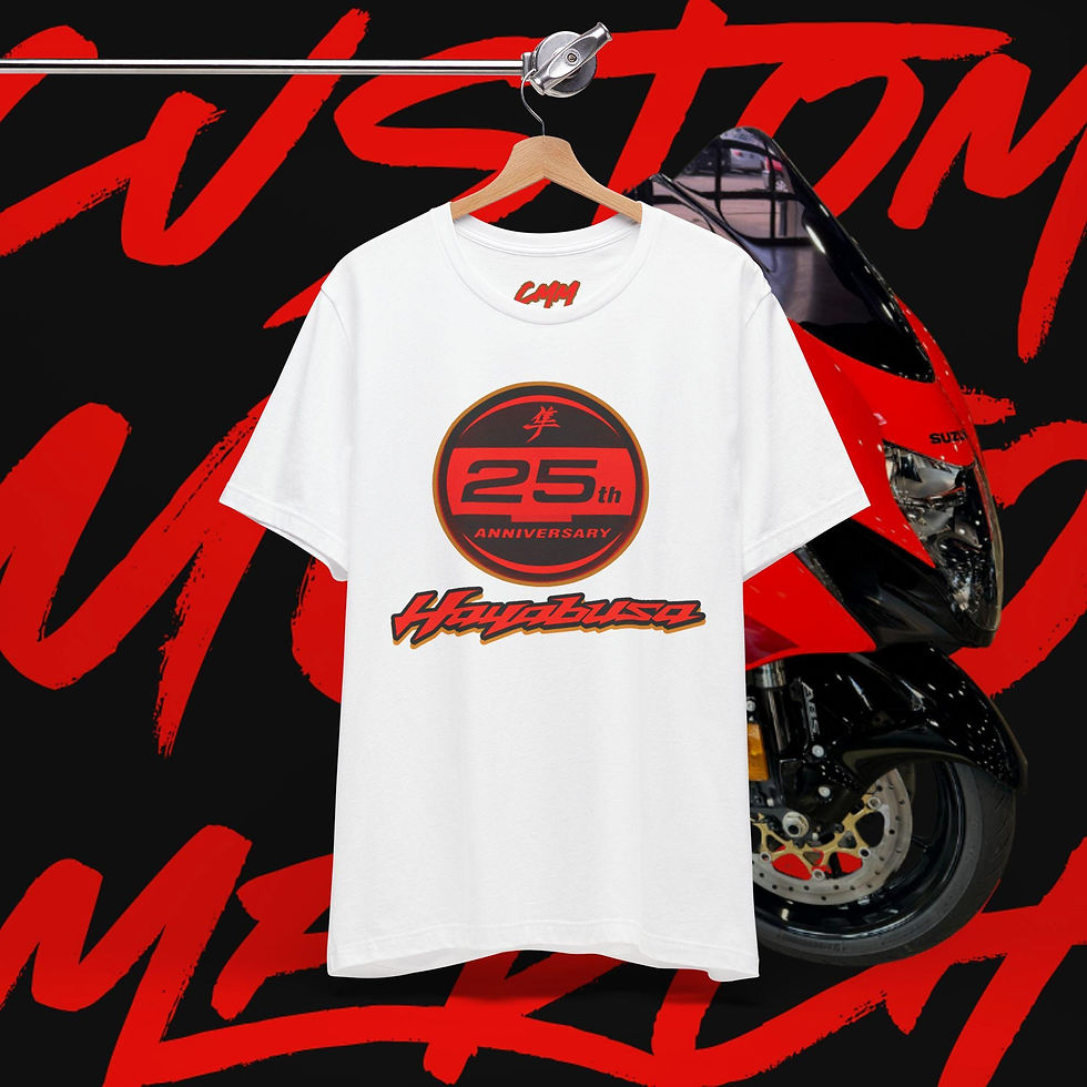 Thumbnail: CMM x  25th Hayabusa -" 25th Golden Blaze Anniversary Logo Combo" Shirt