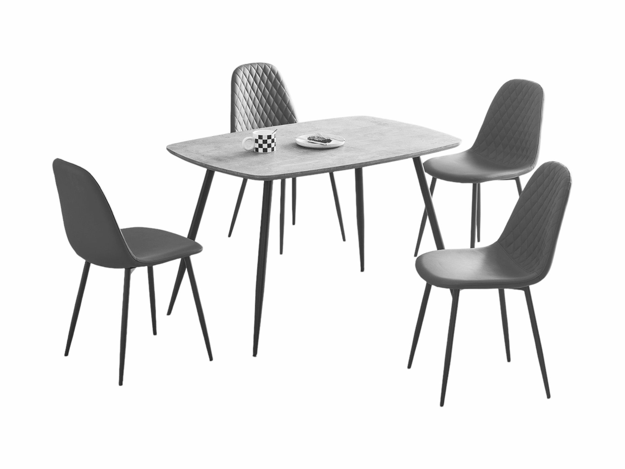 Porto 4 Chair Dining Set