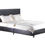 Thumbnail: Faux Leather King Size Bed Frame