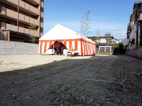 新社屋の建設にあたり、地鎮祭を執り行いました