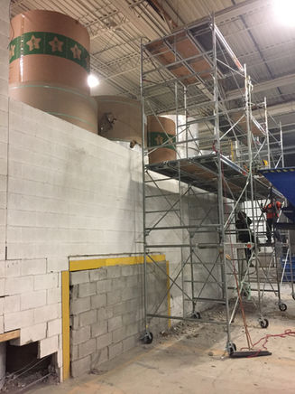 7400 Woodbine Ave, Markham Ontario- Block wall Demolition