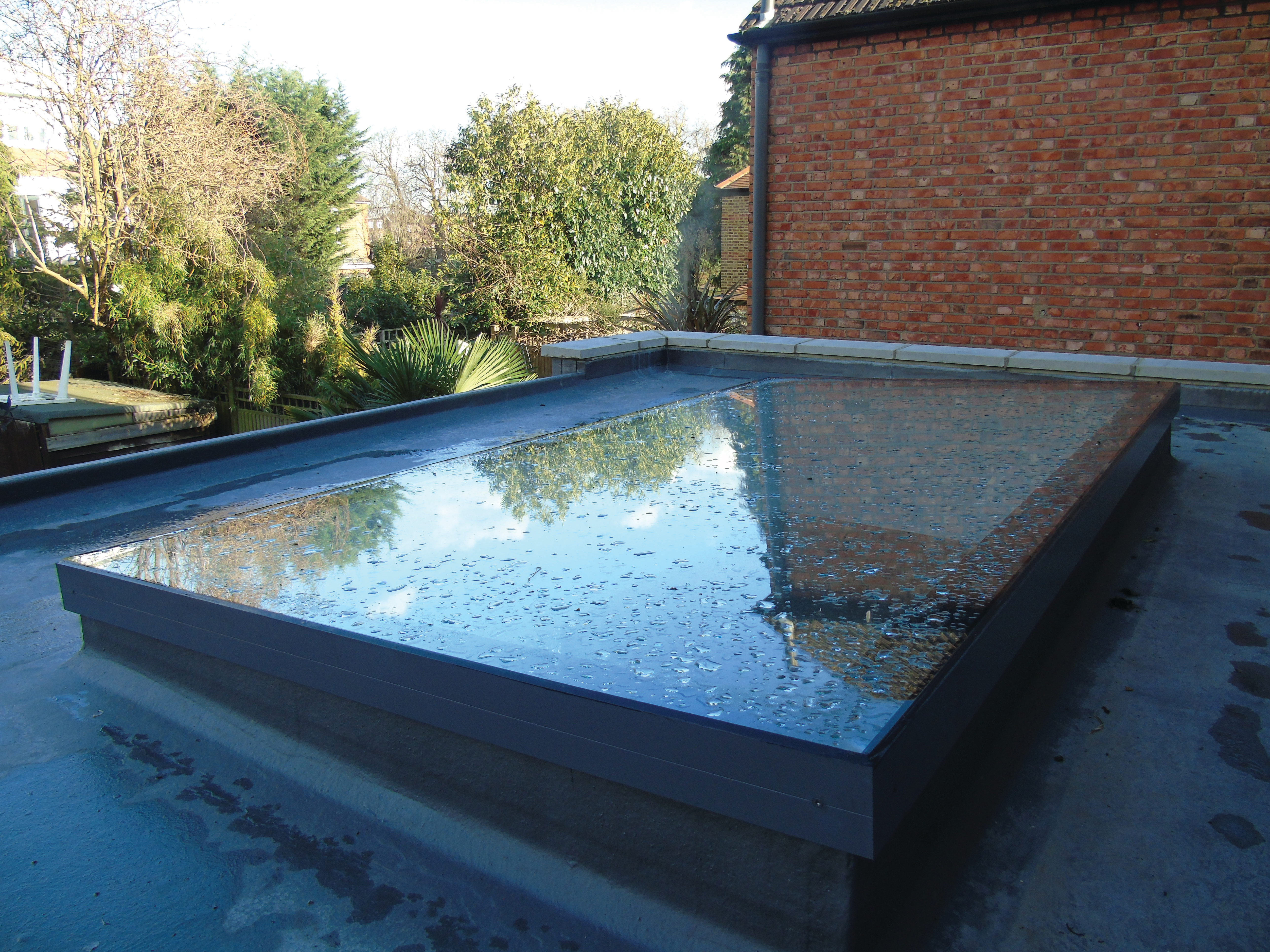 Frameless Flat Rooflight