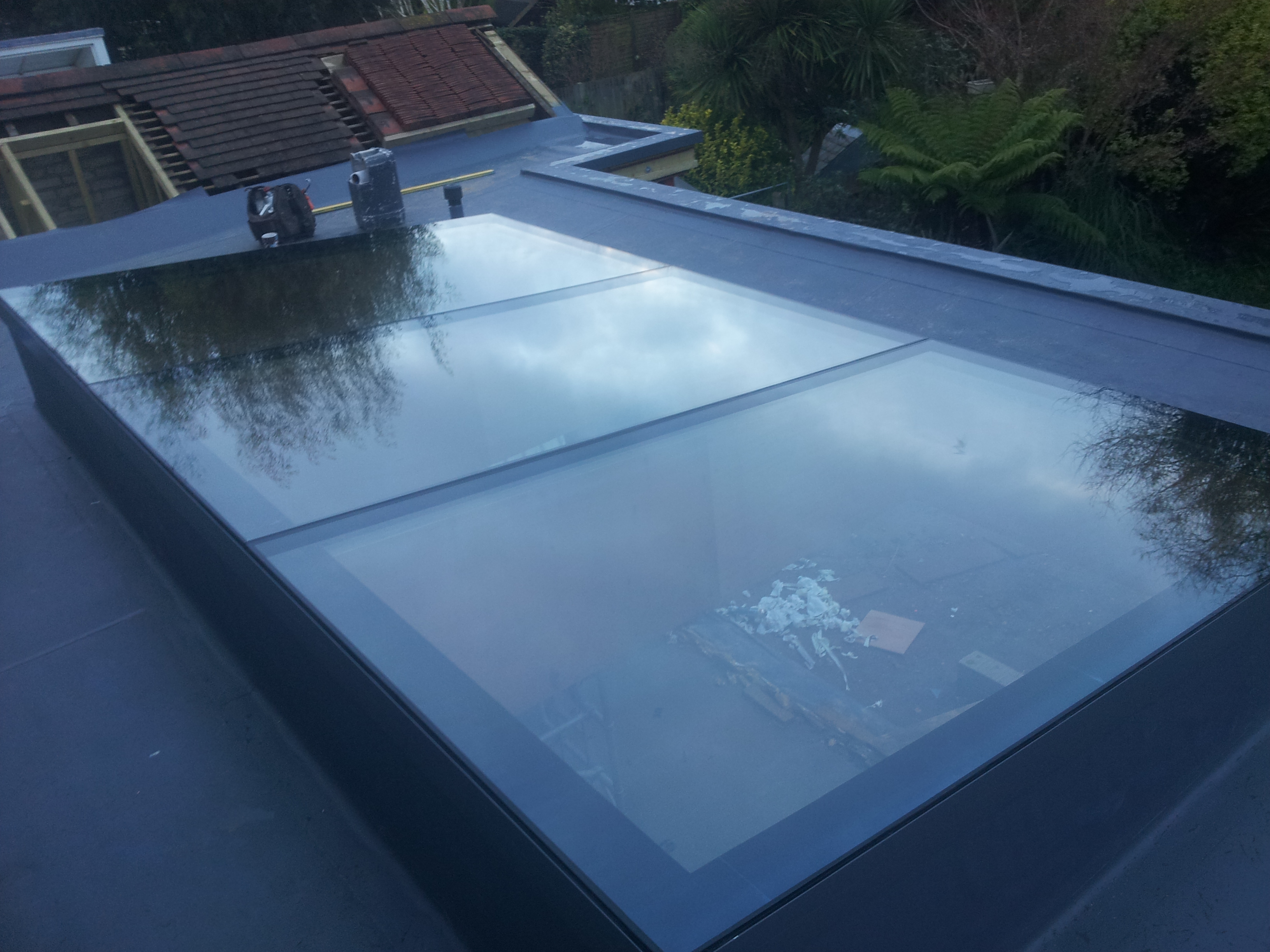 Frameless Flat Rooflight