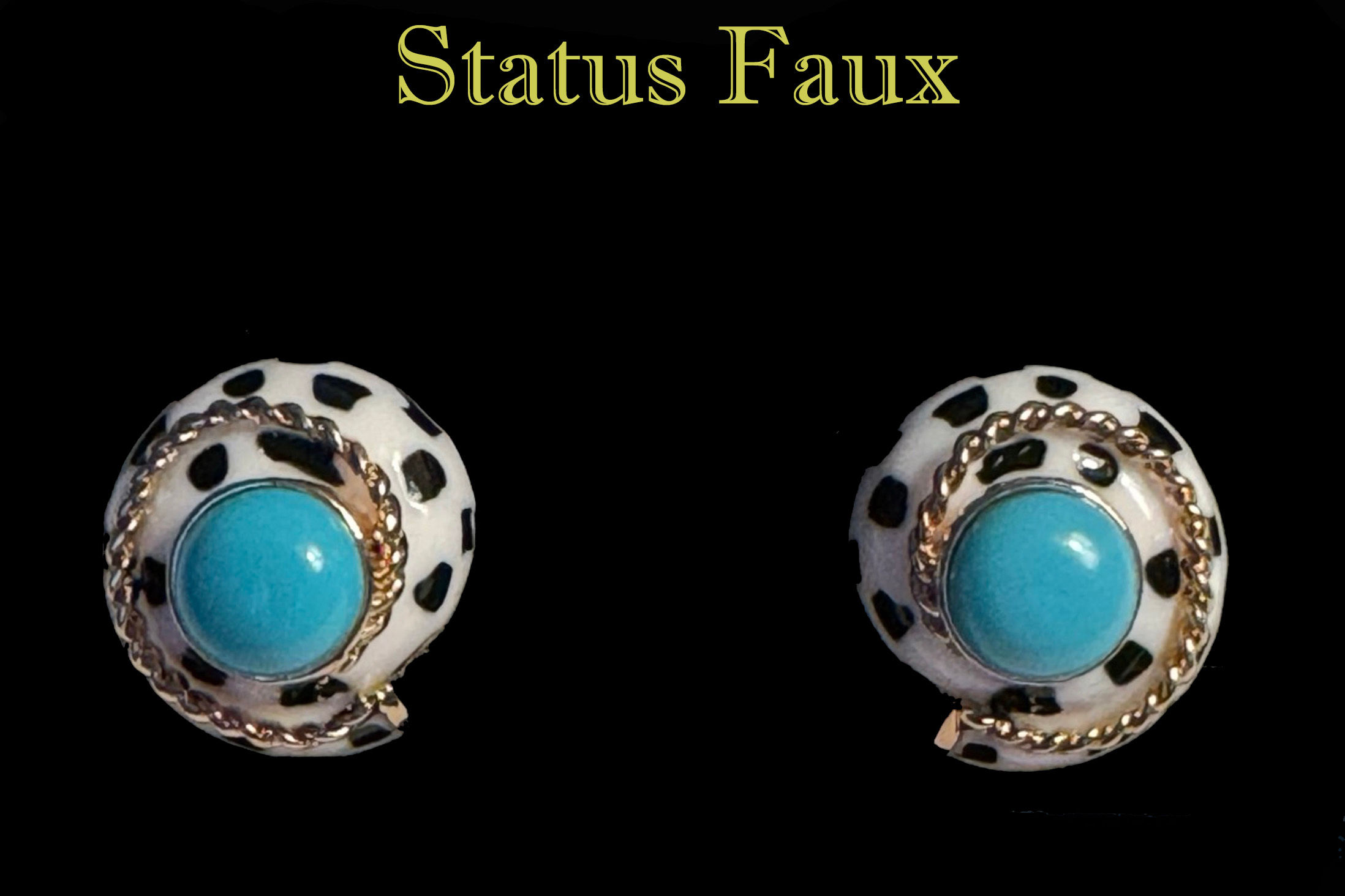 1897 E White Turquoise Black