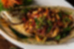 Fried Seabass with Thai herbs