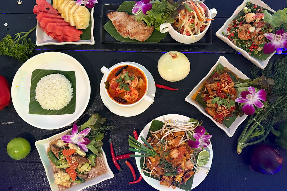 Special Set menu for tour groups
