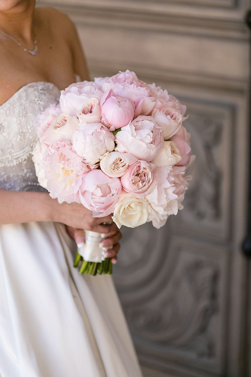 Blush Peony Bridal Bouquet by L&M Florist London - Bridal Bouquets gallery image 2