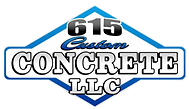 615 Custom Concrete Logo